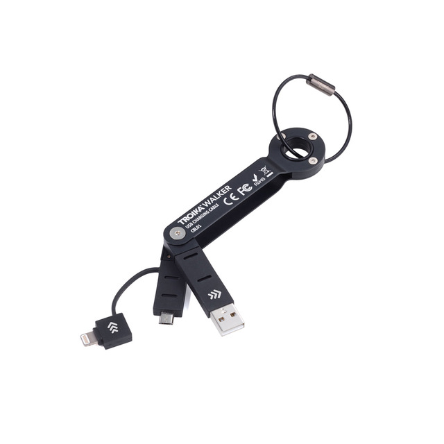 [한정수량_4개남음] 트로이카 휴대용 USB 젠더 키홀더 블랙 CBL01/BK /키링,열쇠고리,공구키홀더,선물