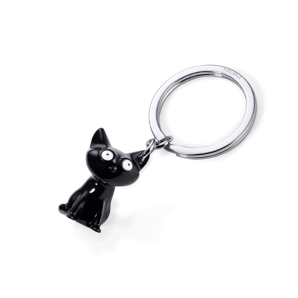 [트로이카] FELIX 고양이 키홀더 블랙 KR16-22/BK / 열쇠고리