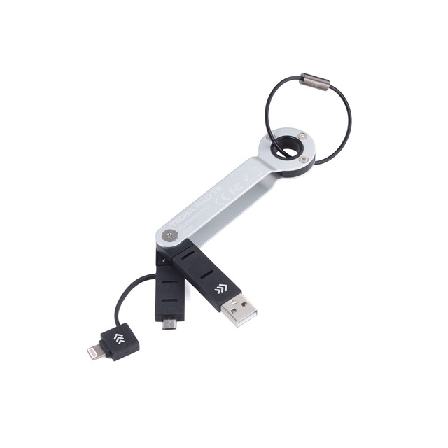 [TROIKA] 휴대용 USB 젠더 키홀더 실버 (CBL01/SI)