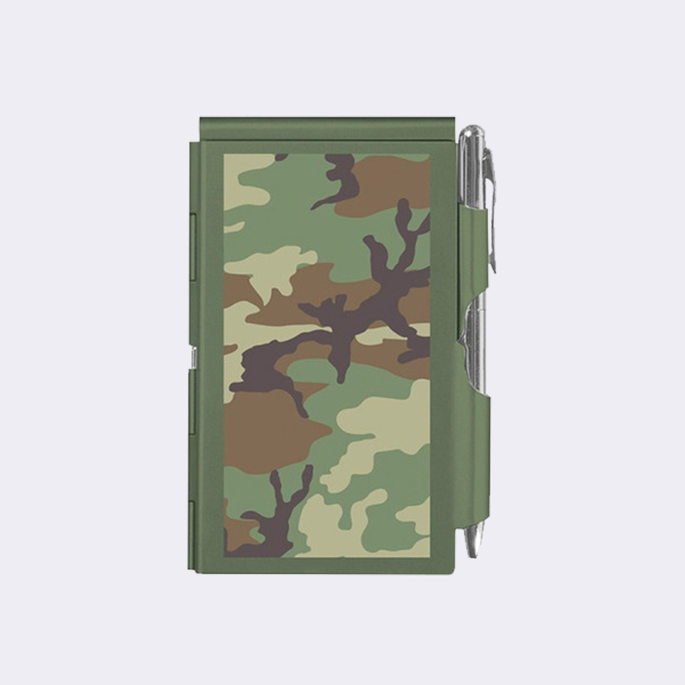 [Flip Notes] 플립노트 1627 Green Camouflage /밀리터리,다이어리노트